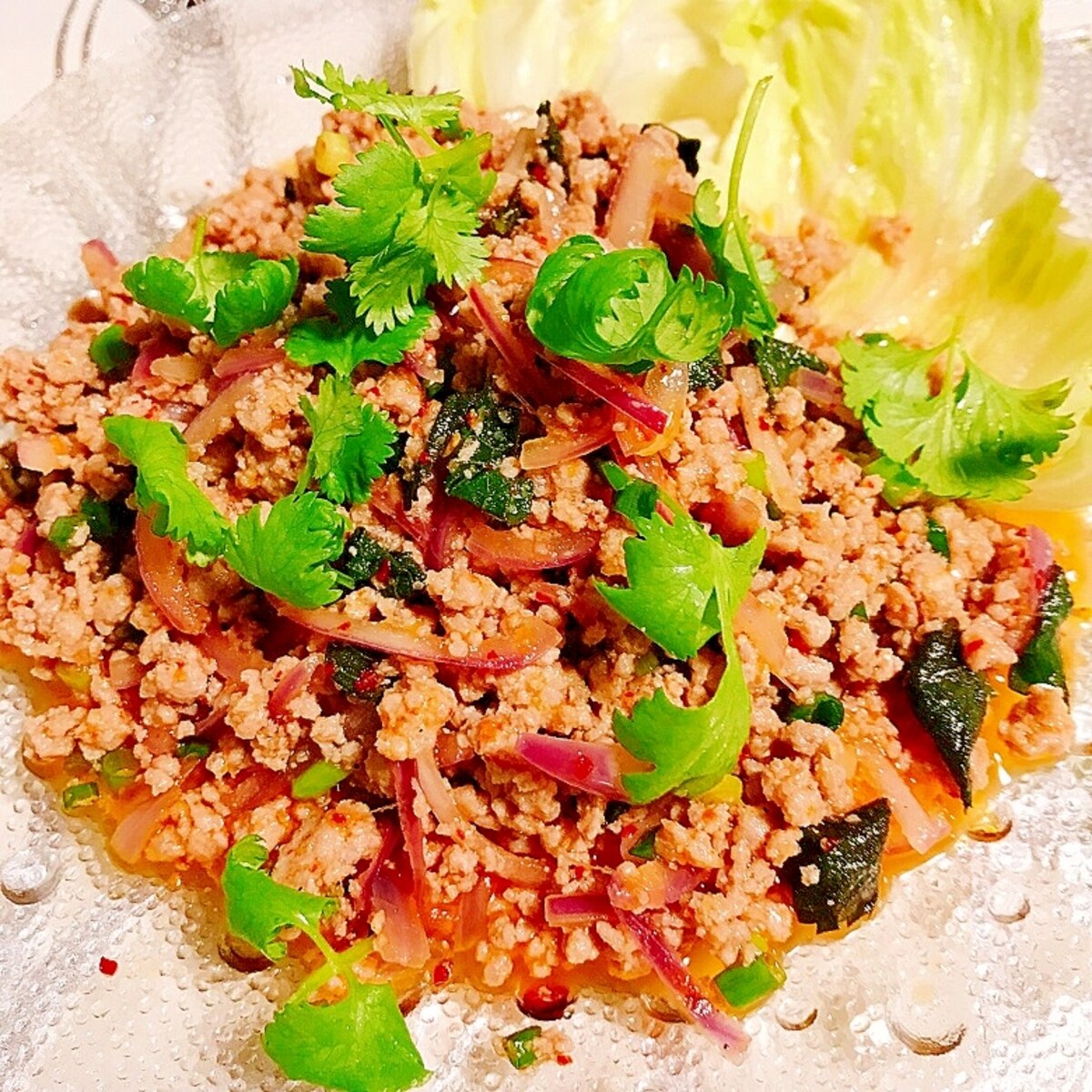 本格タイ料理 ラープムー 豚挽き肉サラダ レシピ 作り方 By 食べタイblog よーさん 楽天レシピ
